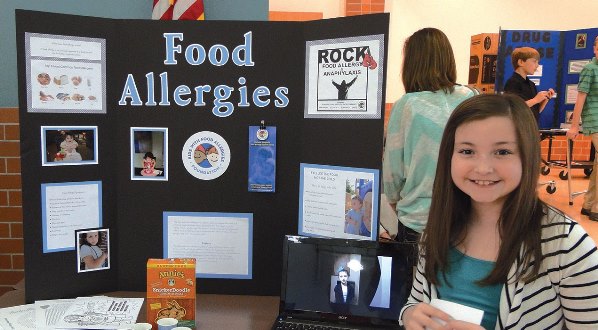 Maci's school project on food allergies